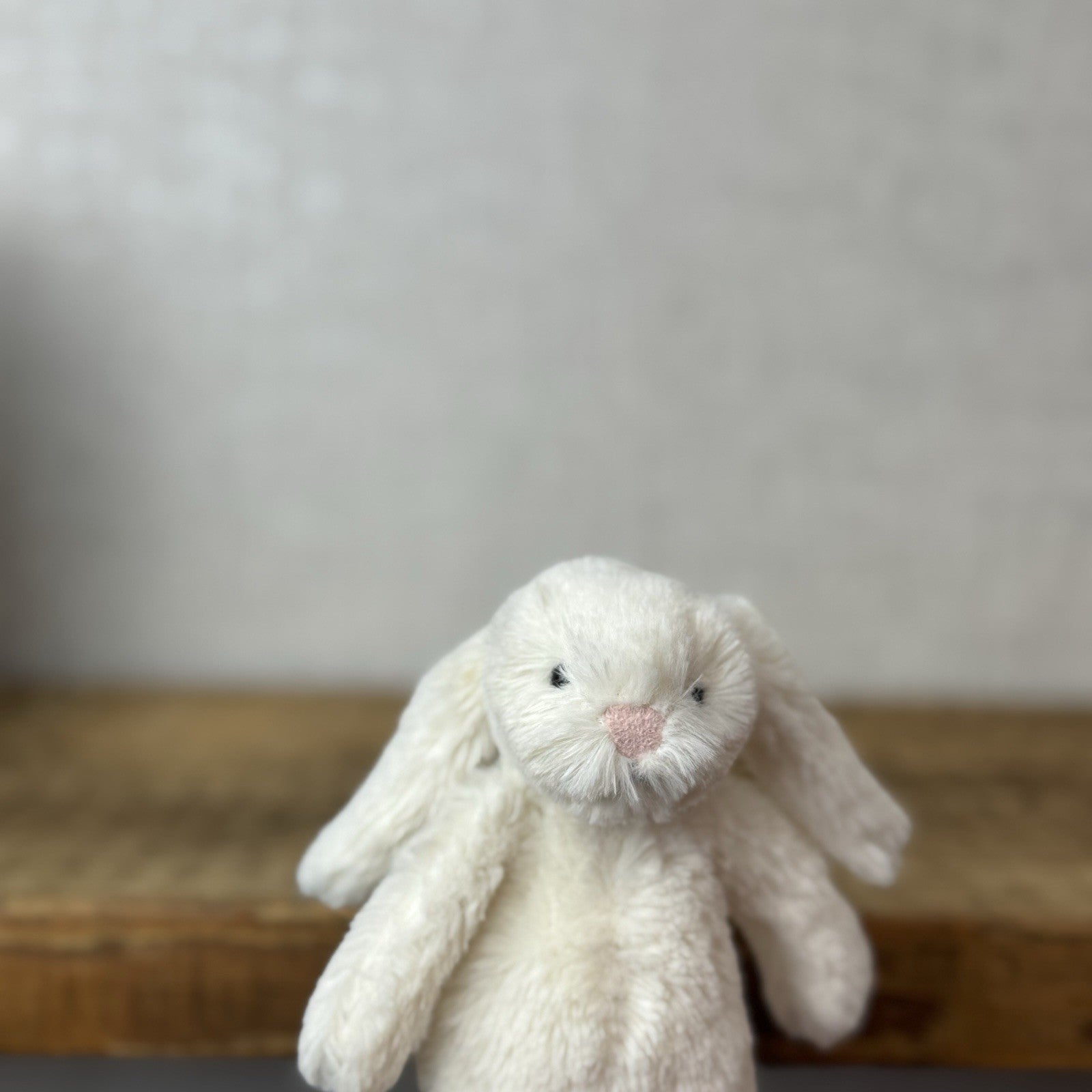 Jellycat Tiny Baby Bashful Cream Bunny - Miniature Plush Bunny Soft Toy 5”