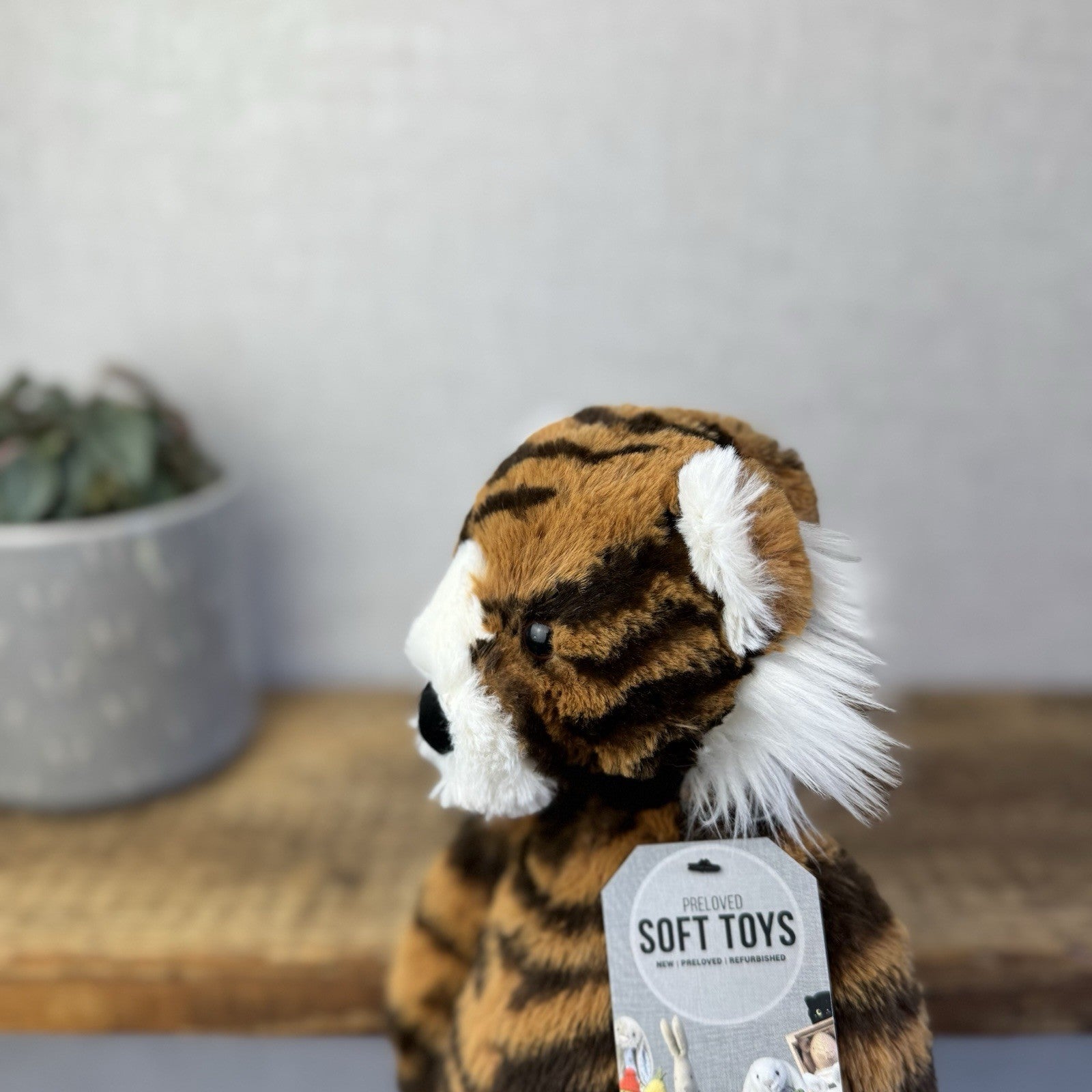 Jellycat Wumper Tiger - Super Soft Orange Floppy Tiger Soft Toy Retired Rare 14"