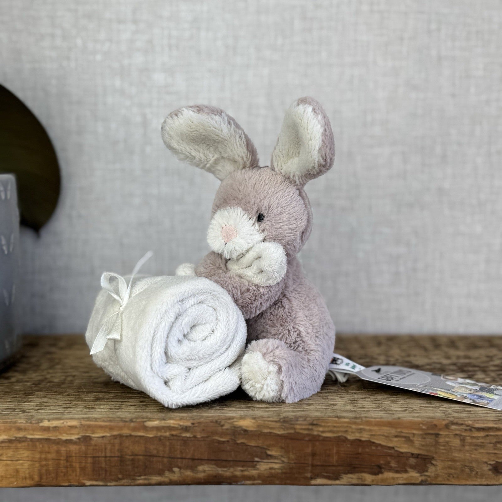 Jellycat Soppy Bunny Soother - Soft Retire Bunny Soother Rare Collectible Baby