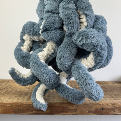 Jellycat Large Storm Octopus - Navy Large Octopus Beanie Retired Blue 20”