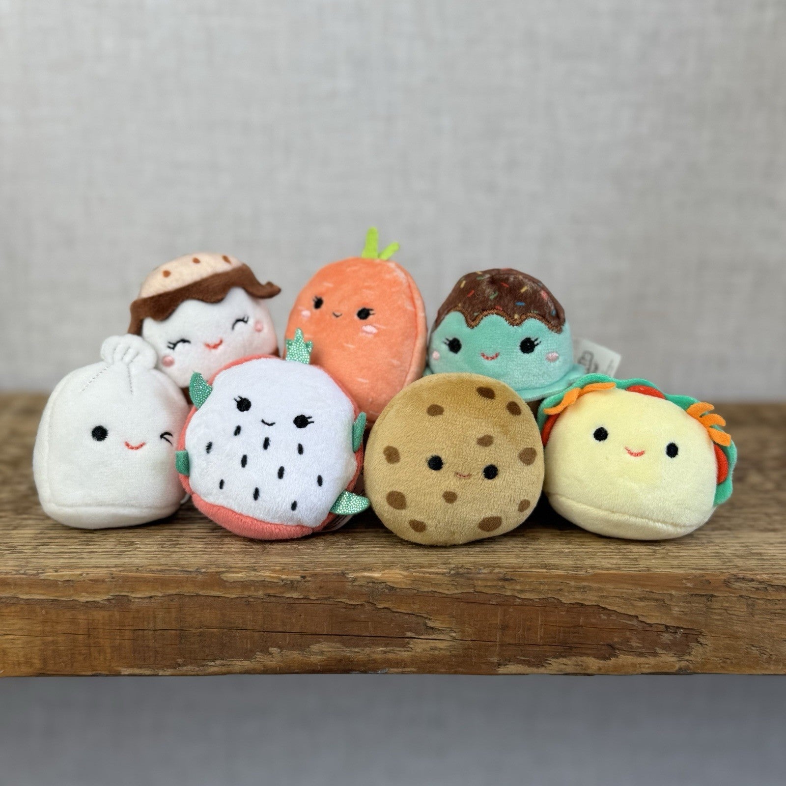 Squishmallow Squishville -Whats Cooking Squad (Mixed Food) x7 Bundle