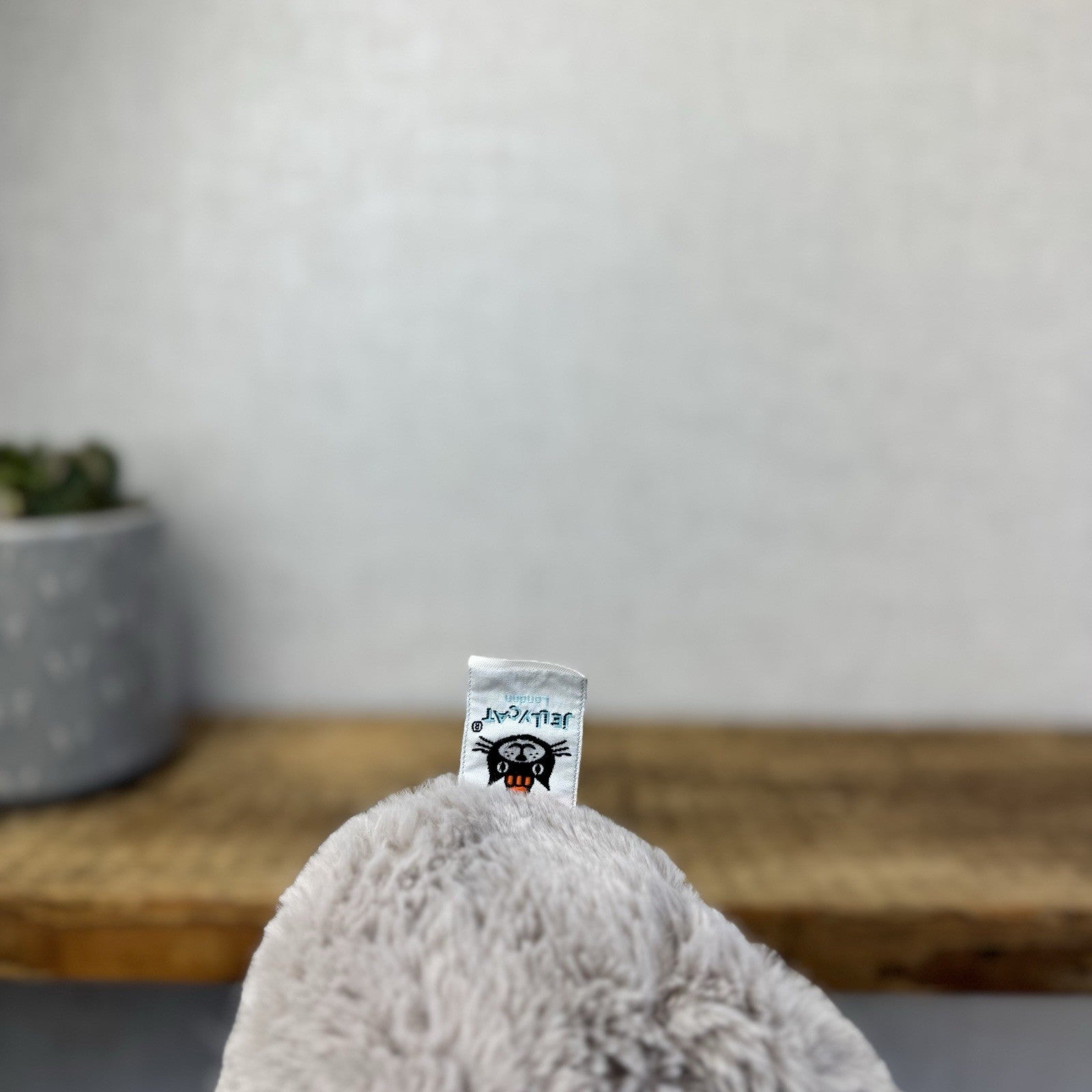 Jellycat Medium Bailey Sloth - Grey Sloth Plush Teddy Collectible 14”