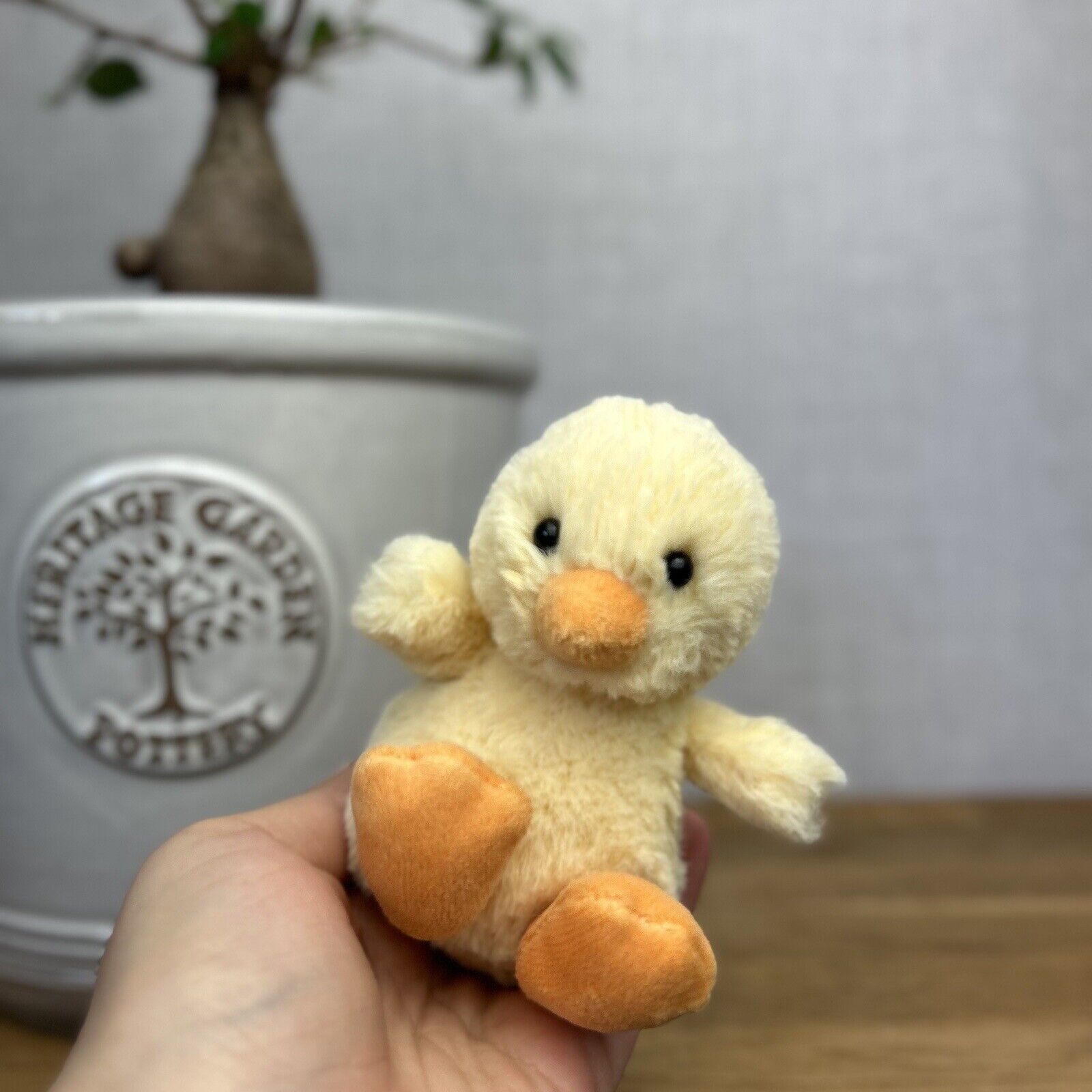 Jellycat Baby Poppet Chick - Baby Poppet Duck - Baby Poppet Duckling - Tiny 4" 