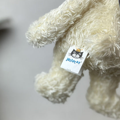 Jellycat Jingly Polar Bear Tot - White Polar Bear Tot In Christmas Hat/scarf 7”