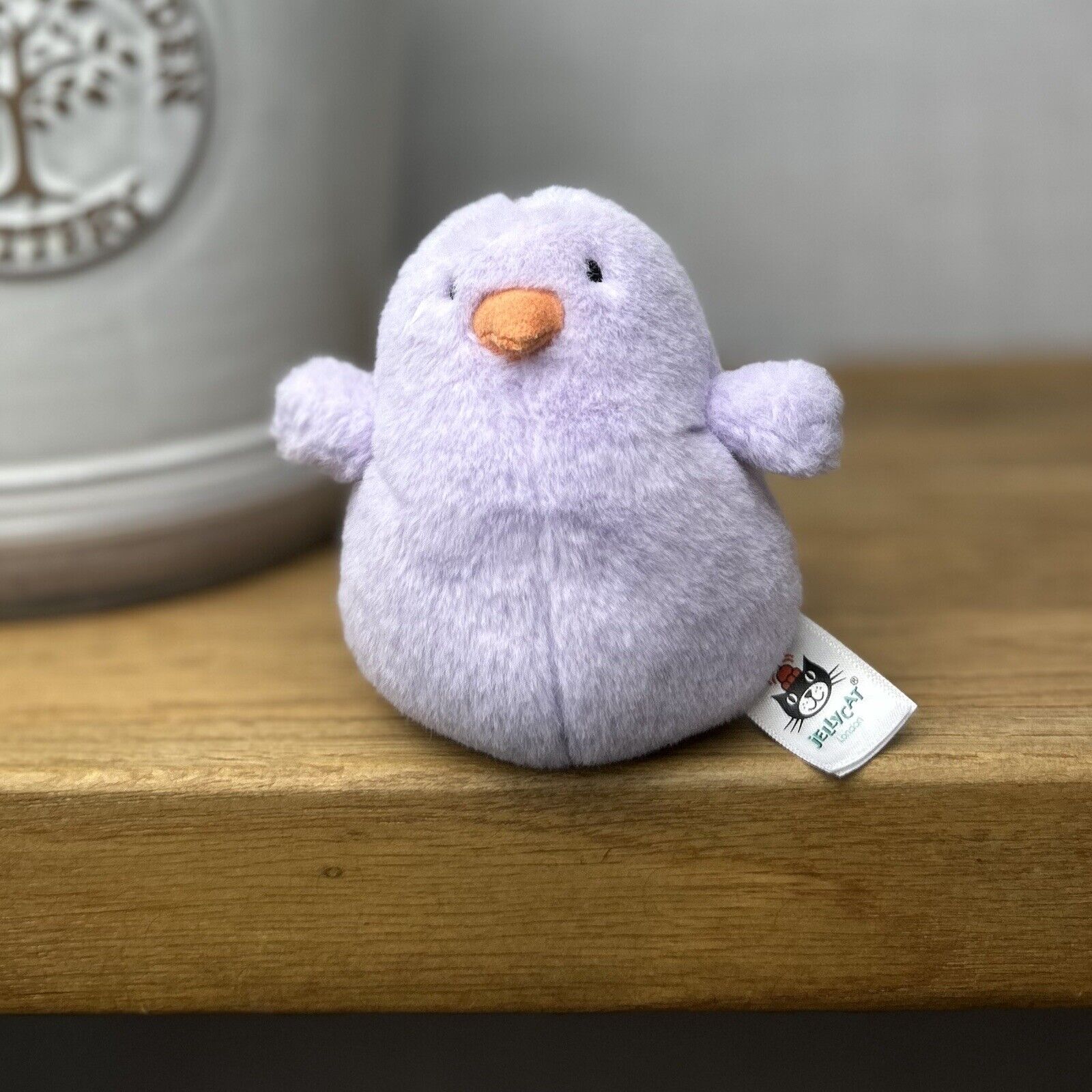Jellycat Chicky Cheeper Violet - Small Chick - Fluffy Tiny Chick Purple - Lilac