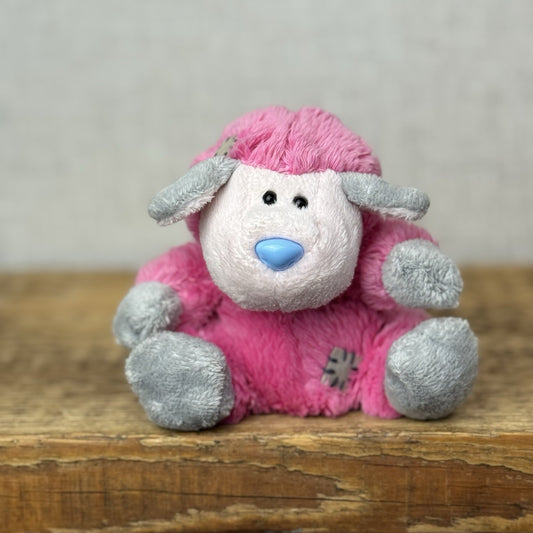 Blue Nose Friends Frizzie The Lamb - Pink Fluffy Lamb Blue Nose Collectible 