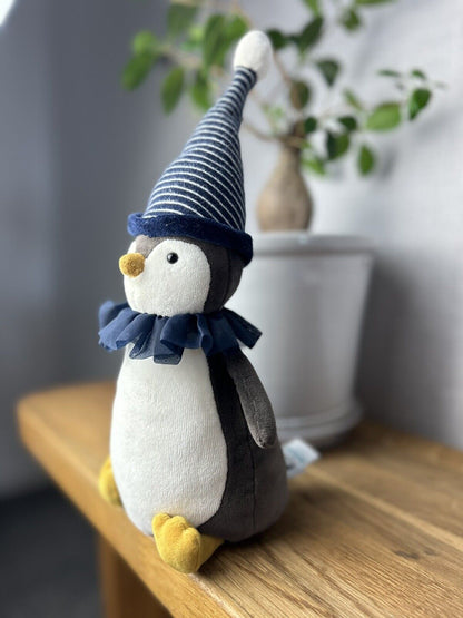 Jellycat Yule Penguin - Jellycat Medium Penguin In Hat - Christmas Jellycat