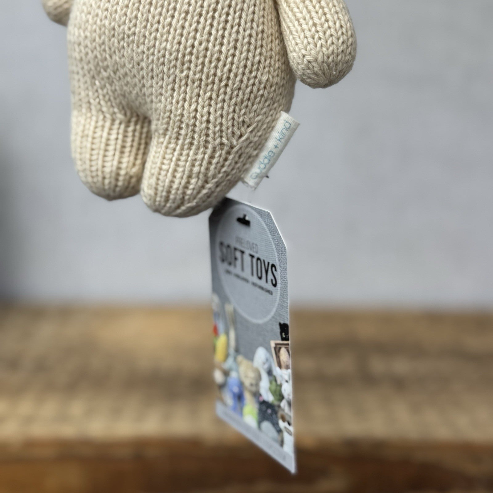Cuddle + Kind Baby Lion Cat - Baby Cotton Yarn Knitted Wild Animal 7” NWOT