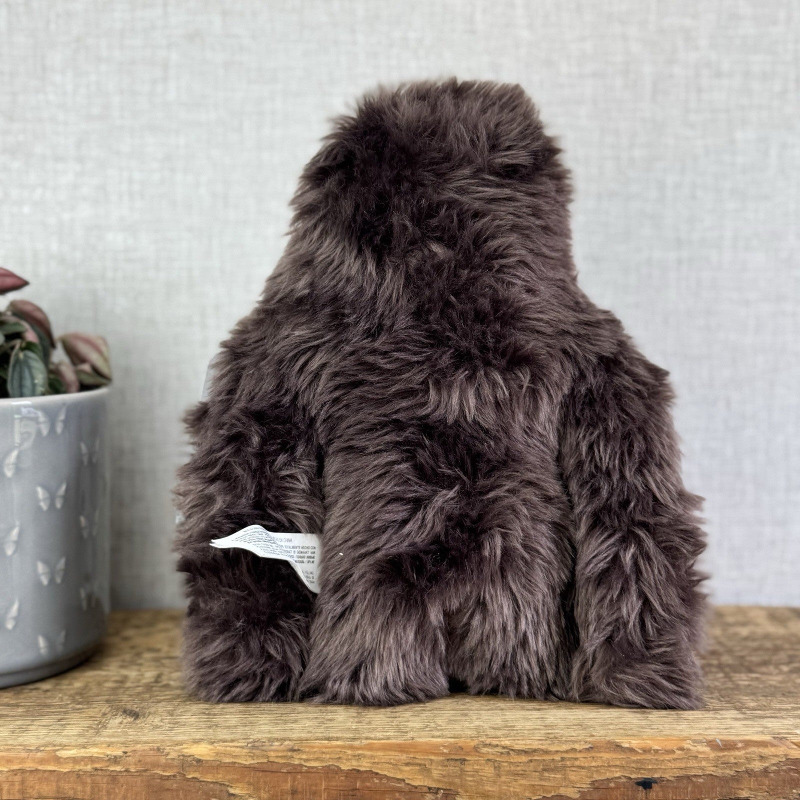 Fuggler Funny Ugly Monster Sashquoosh Rare Retired Button Eyes Brown Fluffy 