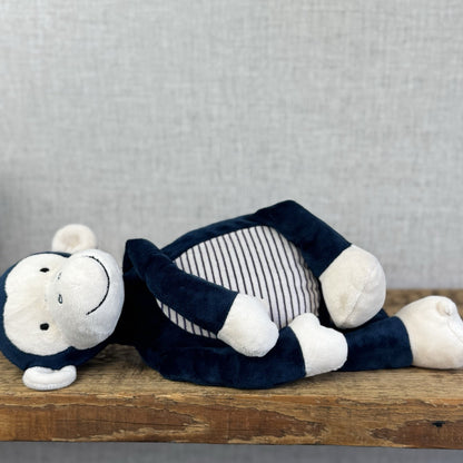 Marks & Spencers Soft Toy Monkey Chime - Navy Monkey Soft Toy Retired 09444270