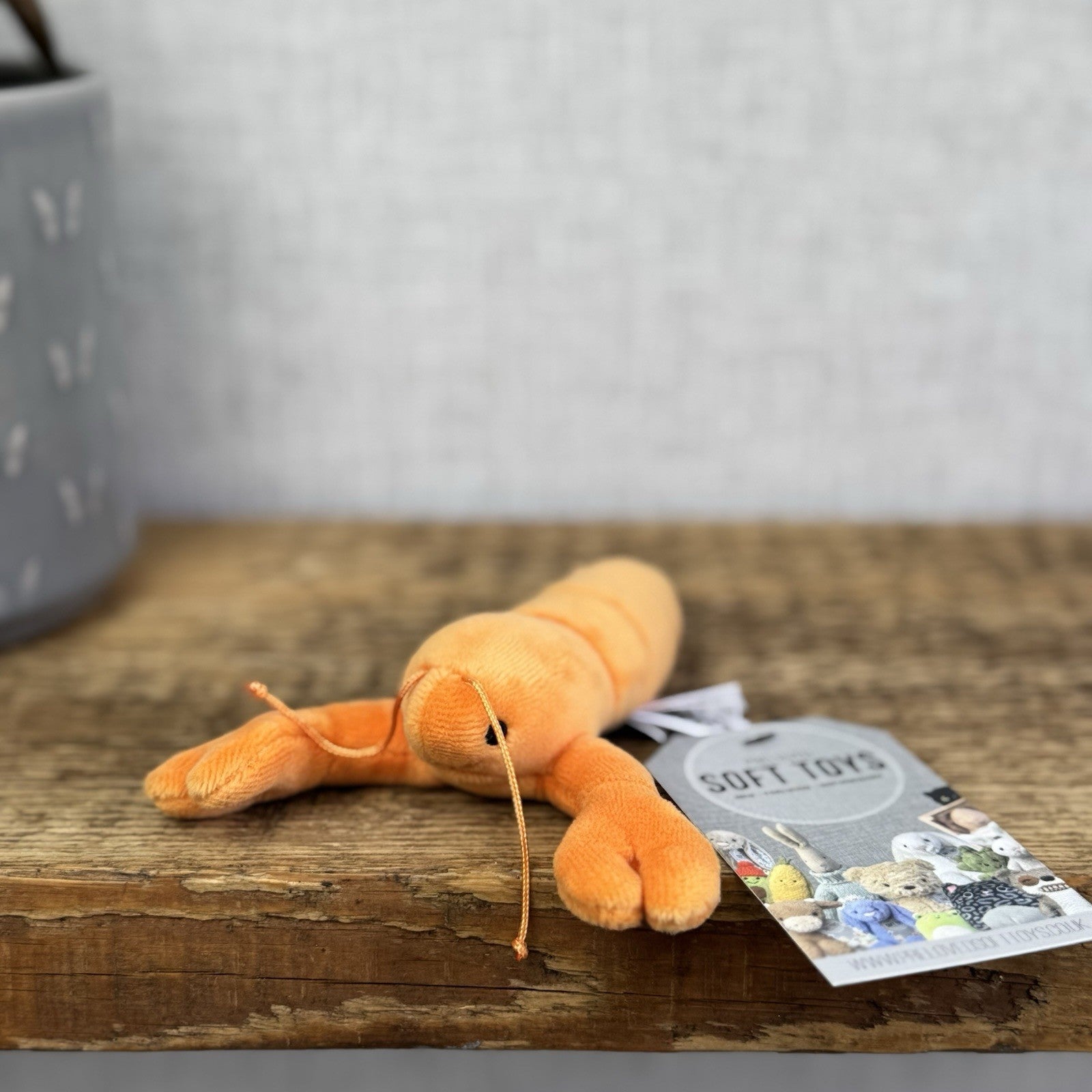 Jellycat Sensational Seafood Langoustine - Small seafood Play Toy Retired 4"