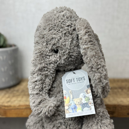 Jellycat Medium Mumble Elephant - Medium Dark Grey Jellycat Elephant 14"