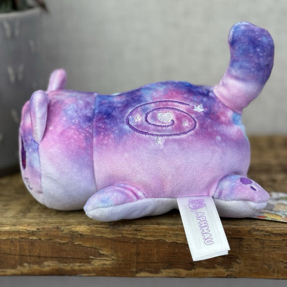 Aphmau MeeMeows - Celestial Galaxy Cat - Pocket Squishy Cat Pink Small Cat 5"