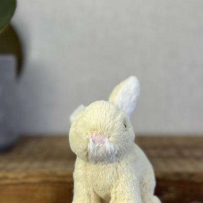 Jellycat Tiny Minilop Lemon Bunny - Yellow Rabbit Soft Toy Beanie Retired 5"