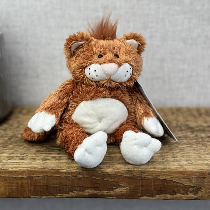 Jellycat Fred The Alley Cat - Vintage Ginger Scruffy Cat Soft Toy Collectible 8"