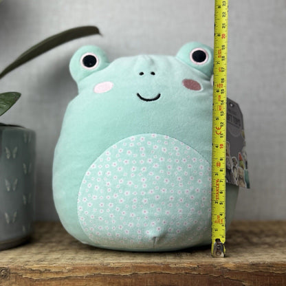 Squishmallows Fritz The Frog - Frog With Floral Tummy Squishmallow Easter 8”