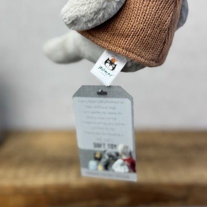 Jellycat Cozy Crew Seal - Seal Beanie In A Jumper Poloneck Plush Retired  8"