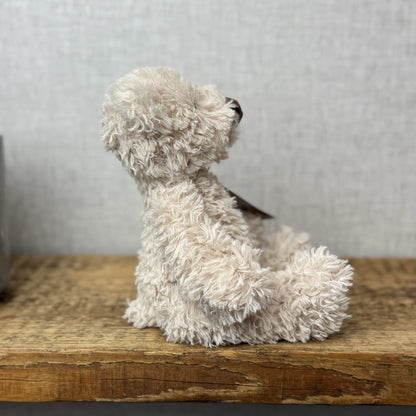 Jellycat Small Biscuit Bear - Curly Off White Small Beanie Bear Retired (#2)