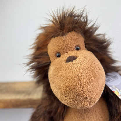 Jellycat Olaf The Orangutan Monkey Soft Plush Toy Very Large Big Retired 22"
