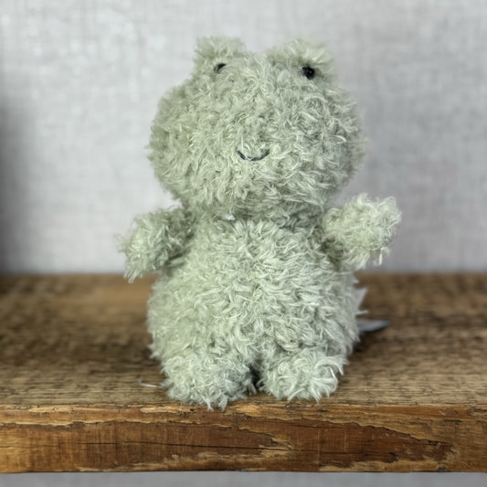 Jellycat Little Frog - Fluffy LightLight Green Frog  Beanie Plush New With Tags