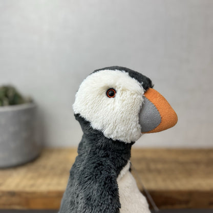 Jellycat Medium Bashful Puffin - Medium Soft Toy Beanie Rare Retired Beanie 12”