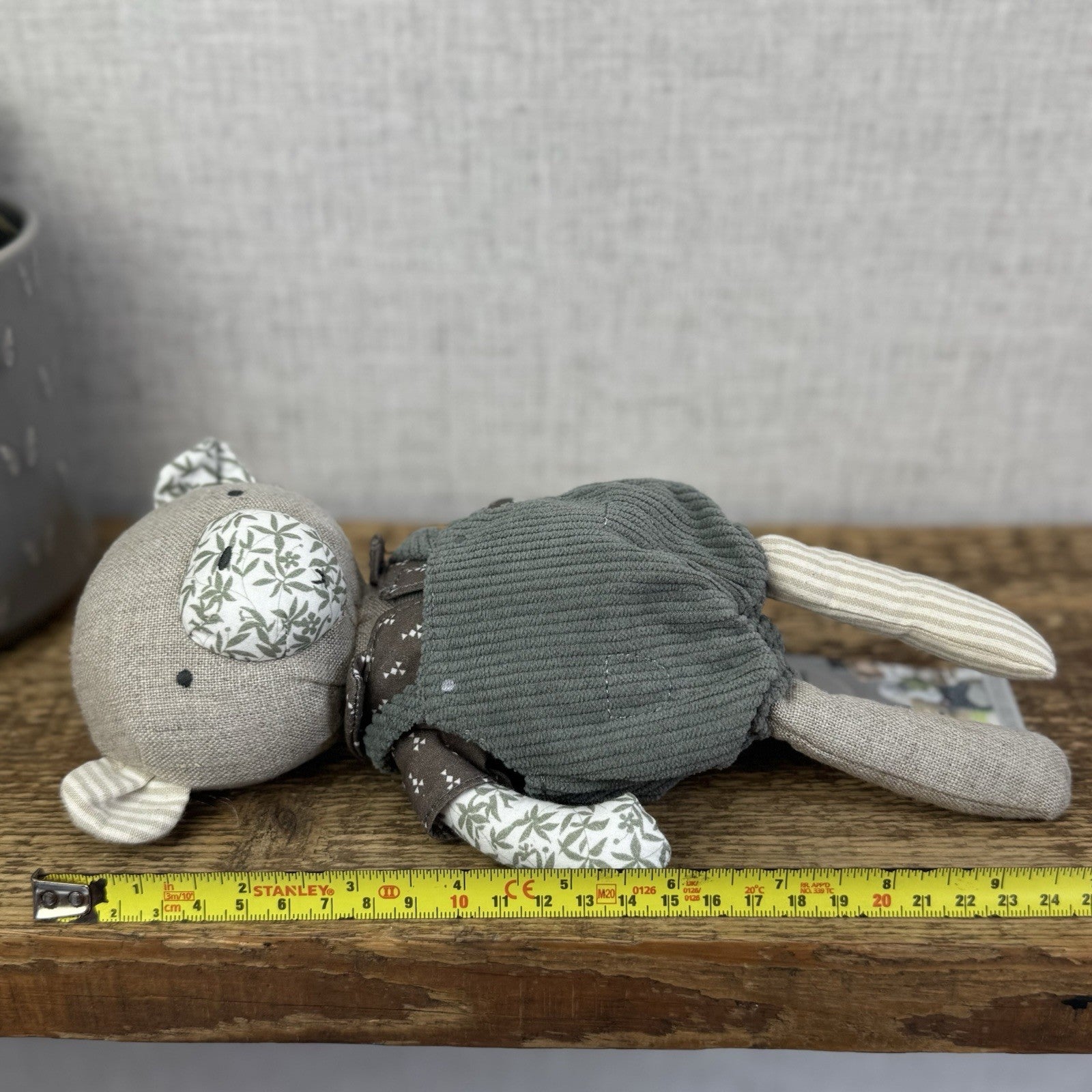 Mamas & Papas X Laura Ashley Bear - Scandinavian Baby Boy Bear Green Leaves Rare