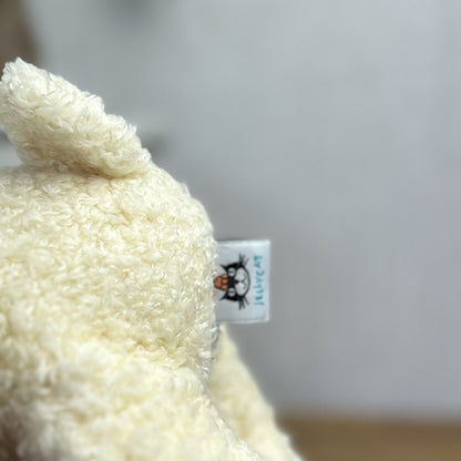 Jellycat Sguidgy Lamb - Small Squidgy Lamb - Vintage Small Curly Fur Lamb 10"
