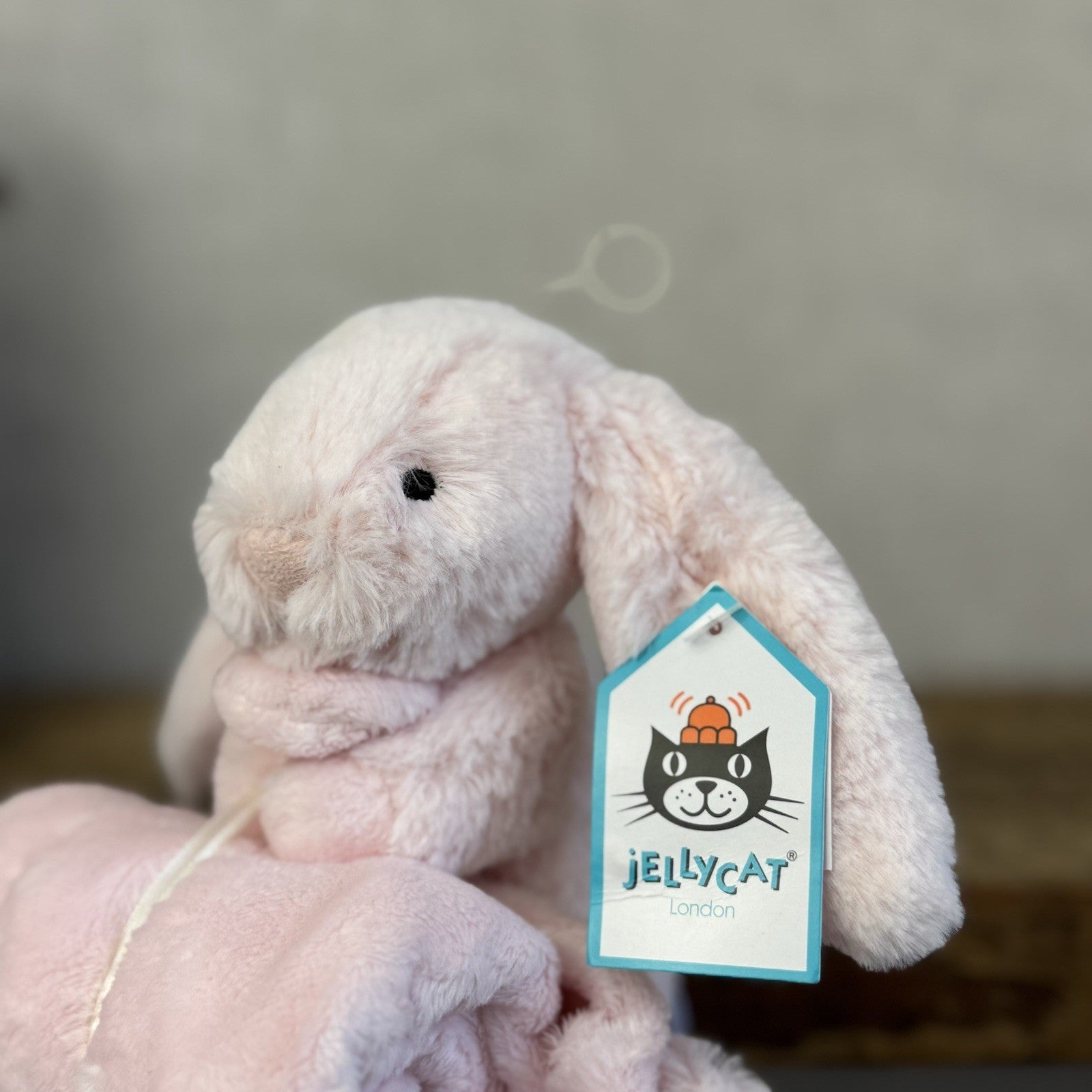 Jellycat Bashful Pink Bunny Soother - Pink Bunny Comfort Blanket Soother Rabbit