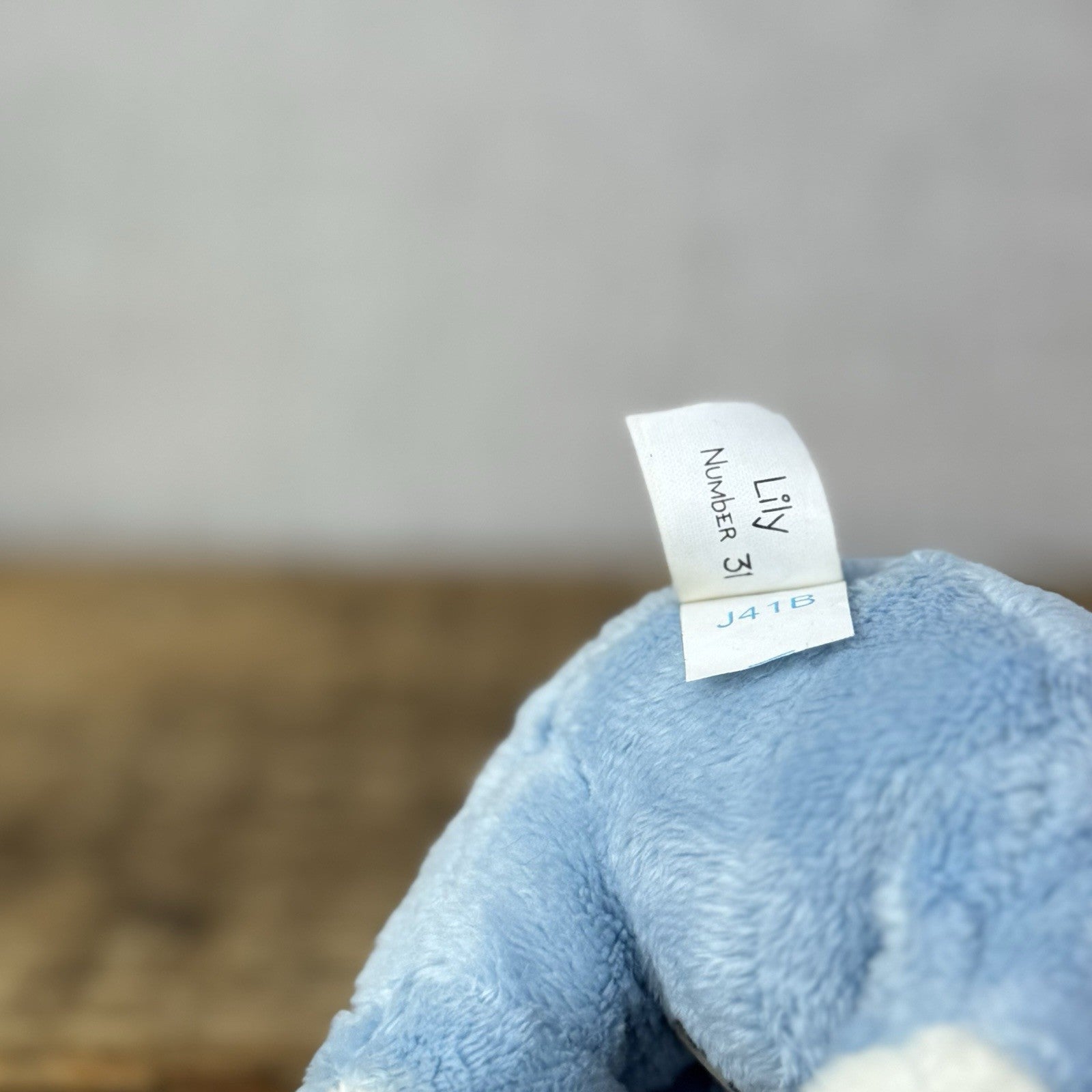 Blue Nose Friends - Lily The Frog #37 Miniature Blue Frog Beanie Plush Tags
