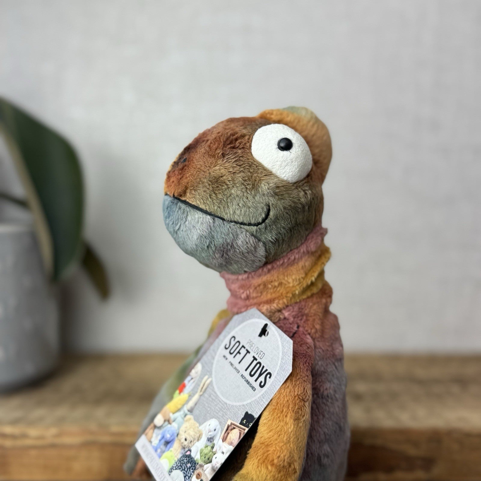 Jellycat Colin Chameleon - Jellycat Multicoloured Lizard Soft Toy - Medium 12"