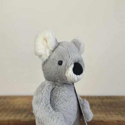 Jellycat Small Benji Koala - Small Super Soft Grey Koala Beanie Retired 11"