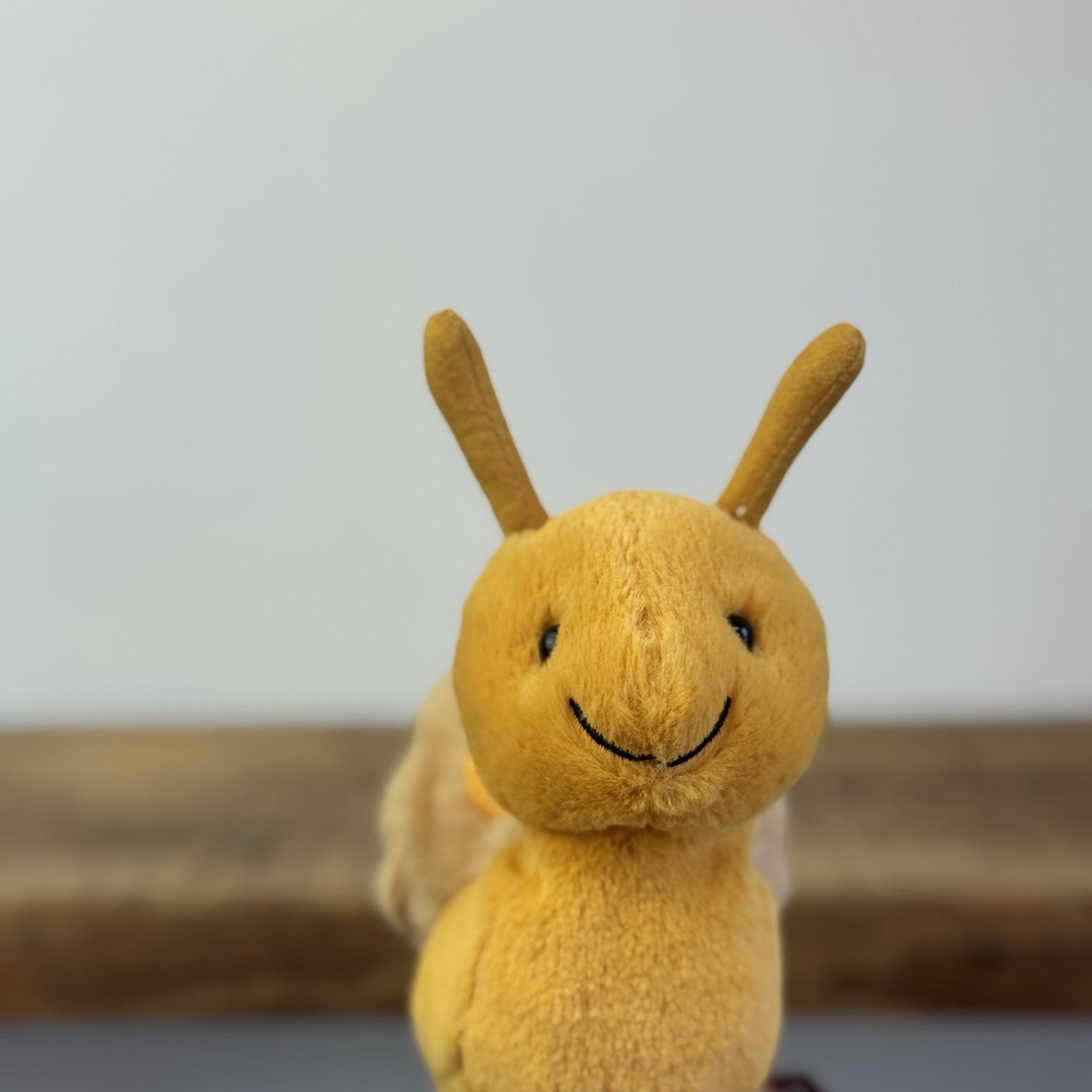 Jellycat Sandy Snail - Retired Small Yellow Snail Soft Toy Beanie Rare 6"