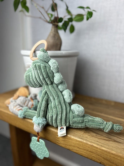 Jellycat Cordy Roy Baby Dino Jitter Soft Toy Plush Baby Activity Toy