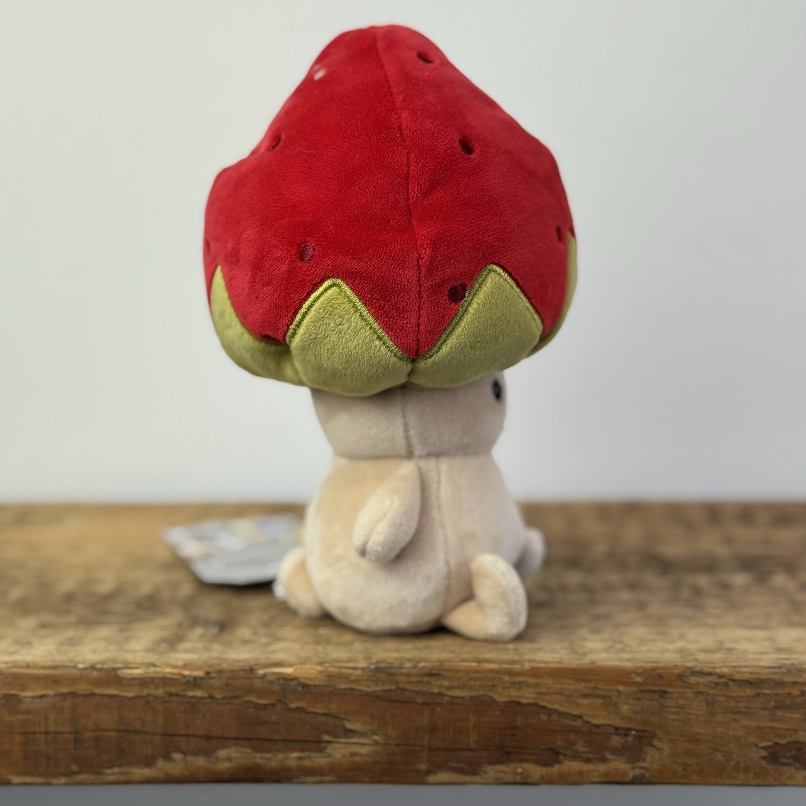 Jellycat Straw-Beret Sallie Red Mushroom Jellycat Plush Cute Kawaii Small 8”