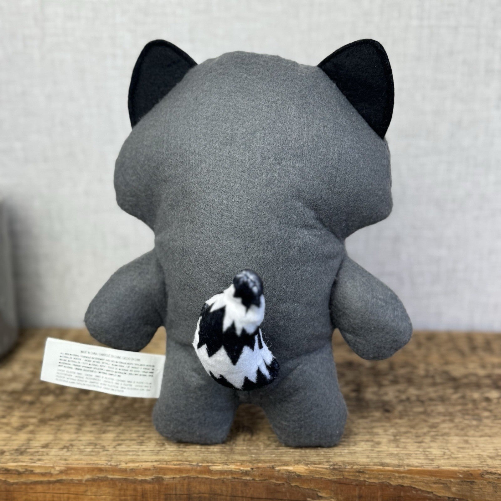 Fuggler Bandit Raccoon - Grey Raccoon Retired Red Eyed Raccoon Funny Ugly Plush