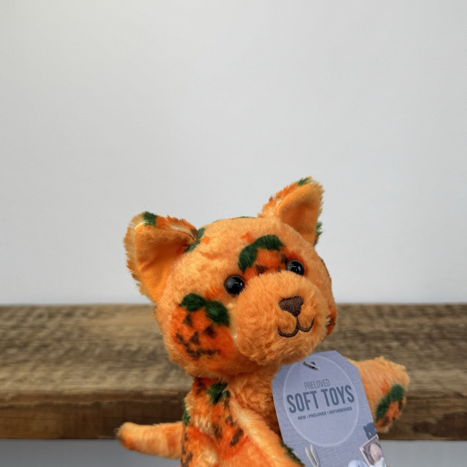 Build A Bear Mini Beans - Pumpkin Kitty Orange Cute Collectible 5"
