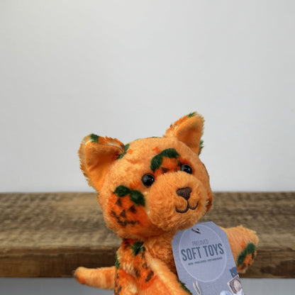 Build A Bear Mini Beans - Pumpkin Kitty Orange Cute Collectible 5"