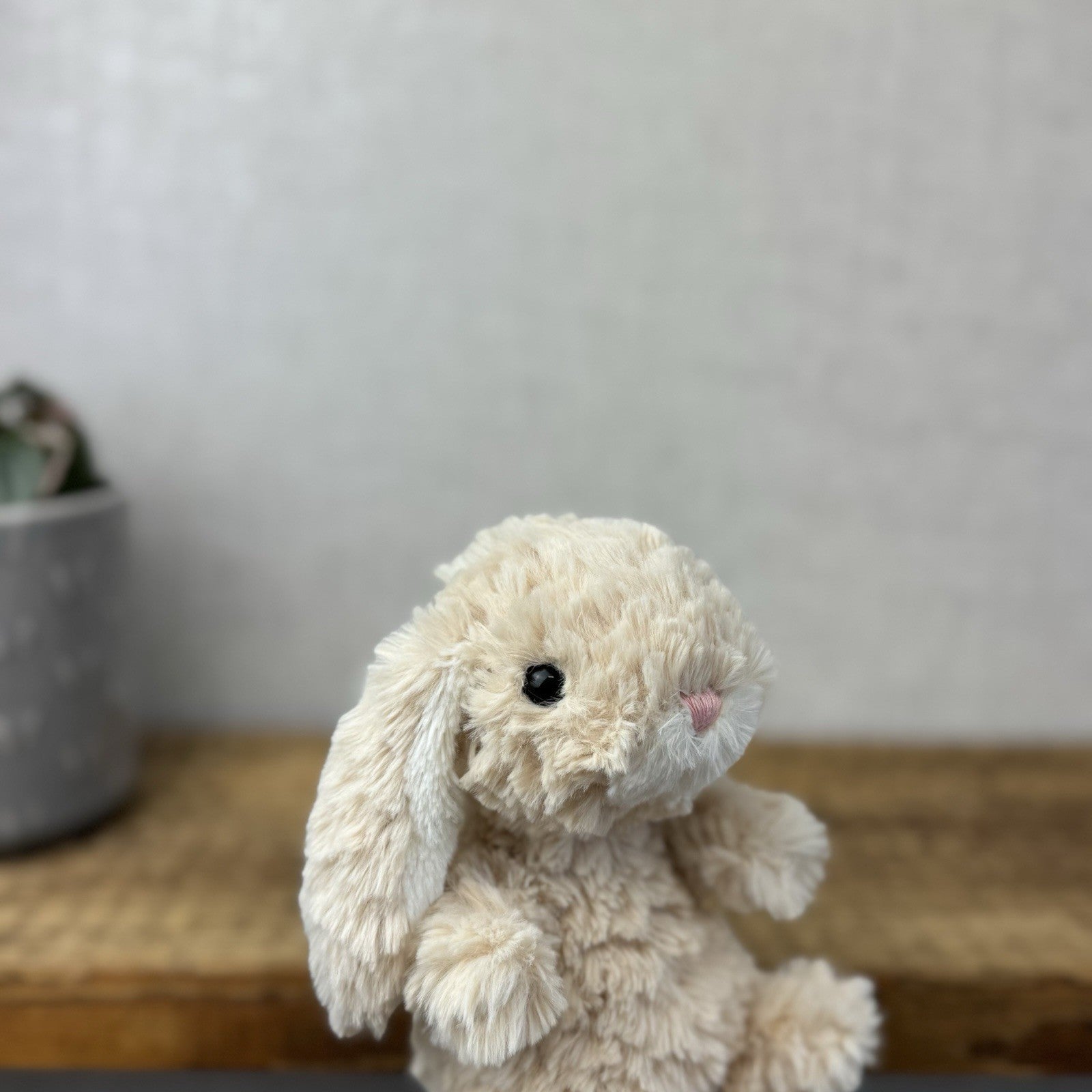 Jellycat Yummy Bunny Beige Rabbit - Mini Beanie Rabbit Retired 5”