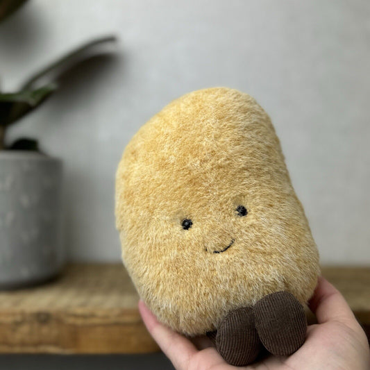 Jellycat Amuseables Potato - Potato Soft Toy Play Food Fluffy Beanie Food 6"
