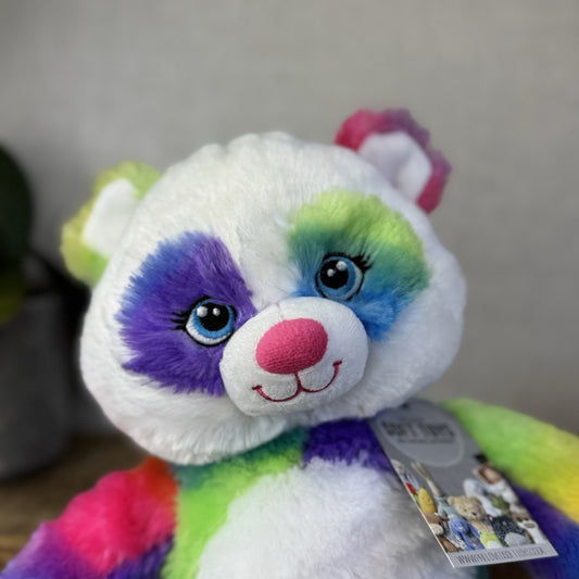 Build A Bear Pop Of Colour Panda Bear 16” Tie Dye Panda BAB Retired 2014