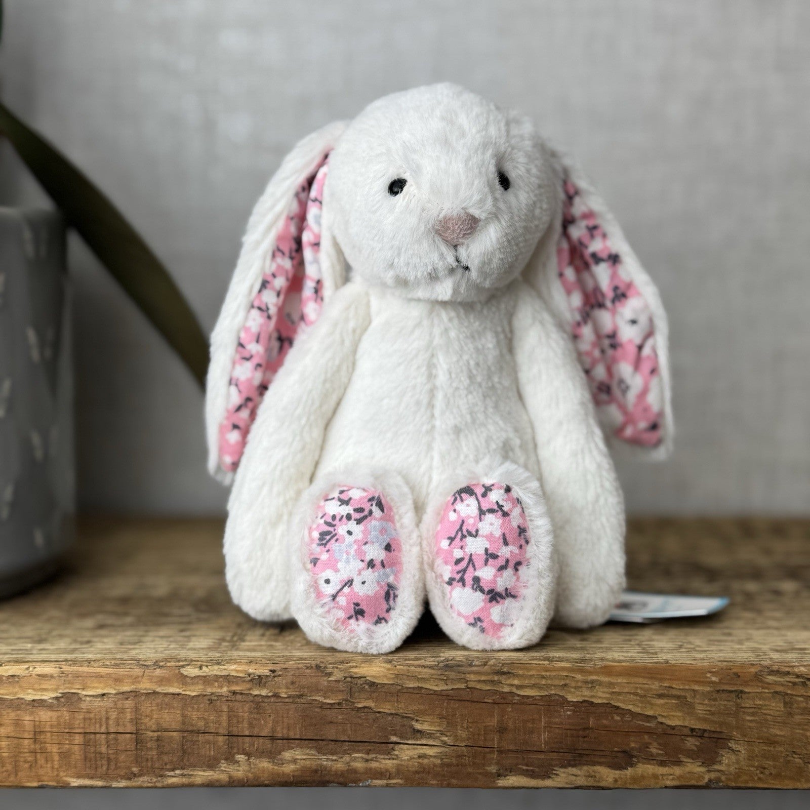 Jellycat Small Blossom Cherry Bunny Rabbit - Cream Rabbit Blossom Little 8”