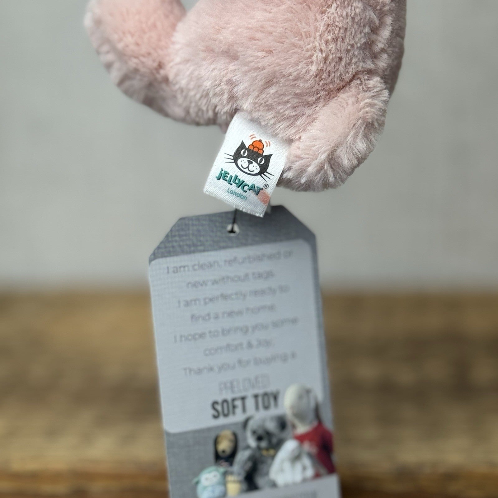 Jellycat Baby Poppet Piglet - Miniature Beanie Pink Pig Tiny Soft Toy Rare 4”