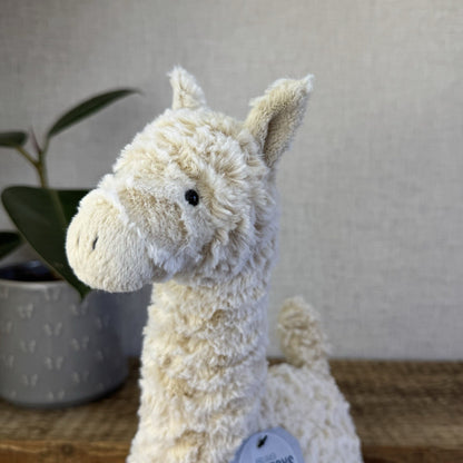 Jellycat Lars Llama - Large Cream Standing Llama Soft Toy Beanie Retired 16”
