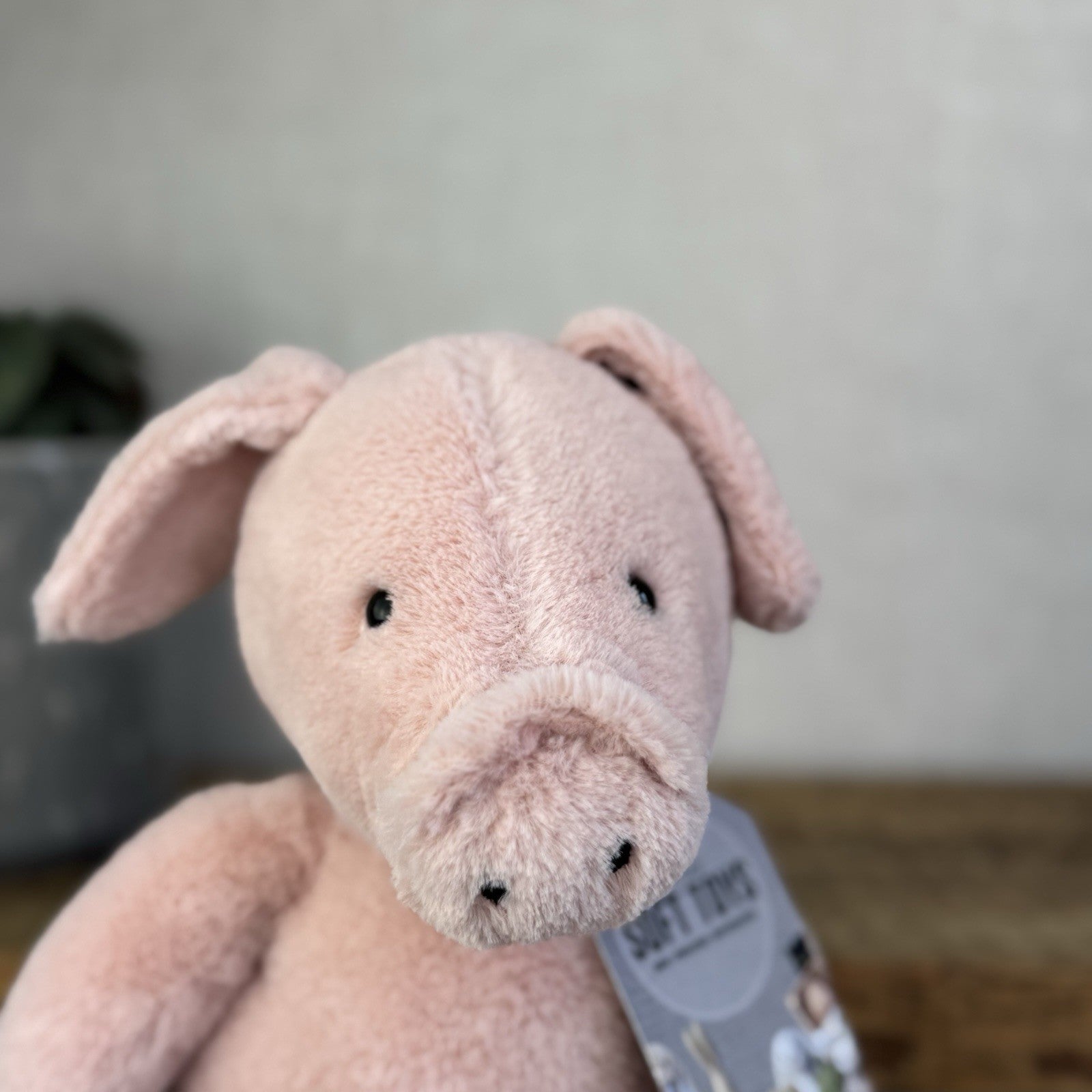 Jellycat Nimbus Pig - Chunky Retired Pink Piglet Soft Toy Plush Rare 9”