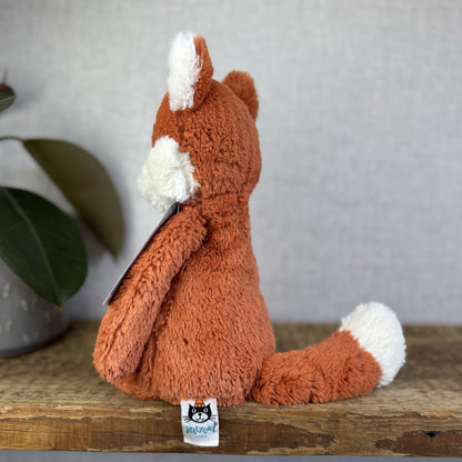 Jellycat Medium Bashful Fox Cub - Orange Fox Beanie Plush Retired 12” (#2)