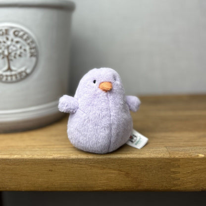 Jellycat Chicky Cheeper Violet - Small Chick - Fluffy Tiny Chick Purple - Lilac