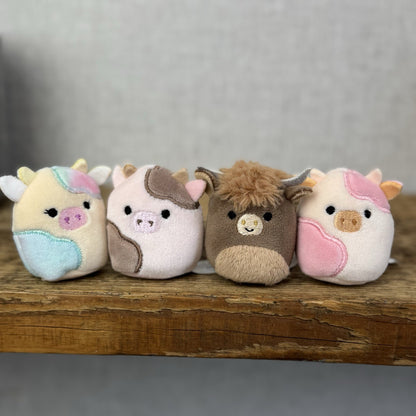 Squishmallow Squishville - Udderly Sweet Squad (Cows) Cow Bundle x4