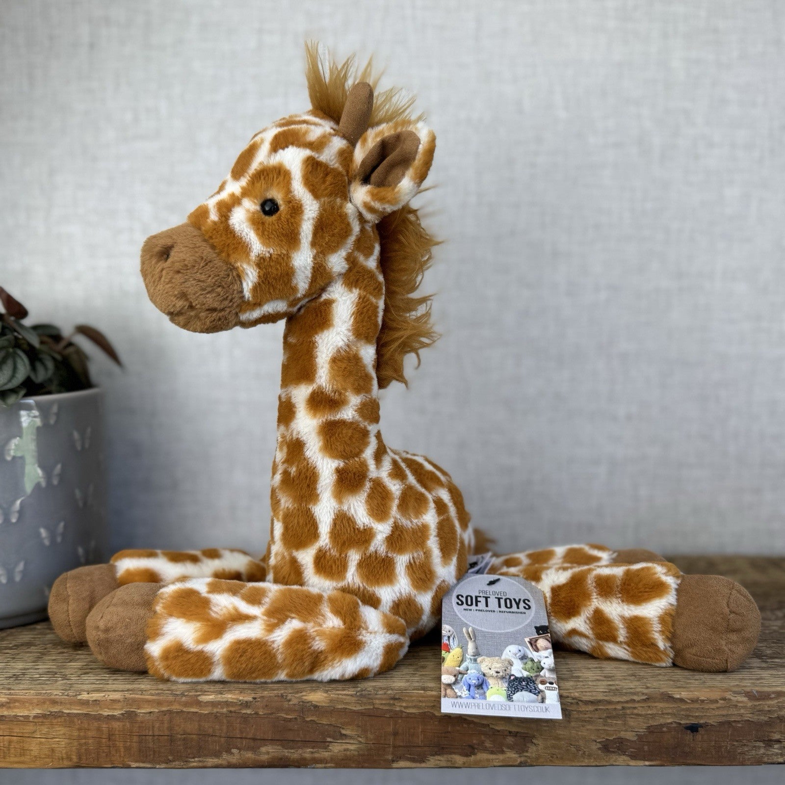 Jellycat Medium Dillydally Giraffe Soft Toy - Dilly Dally Retired soft toy 16”
