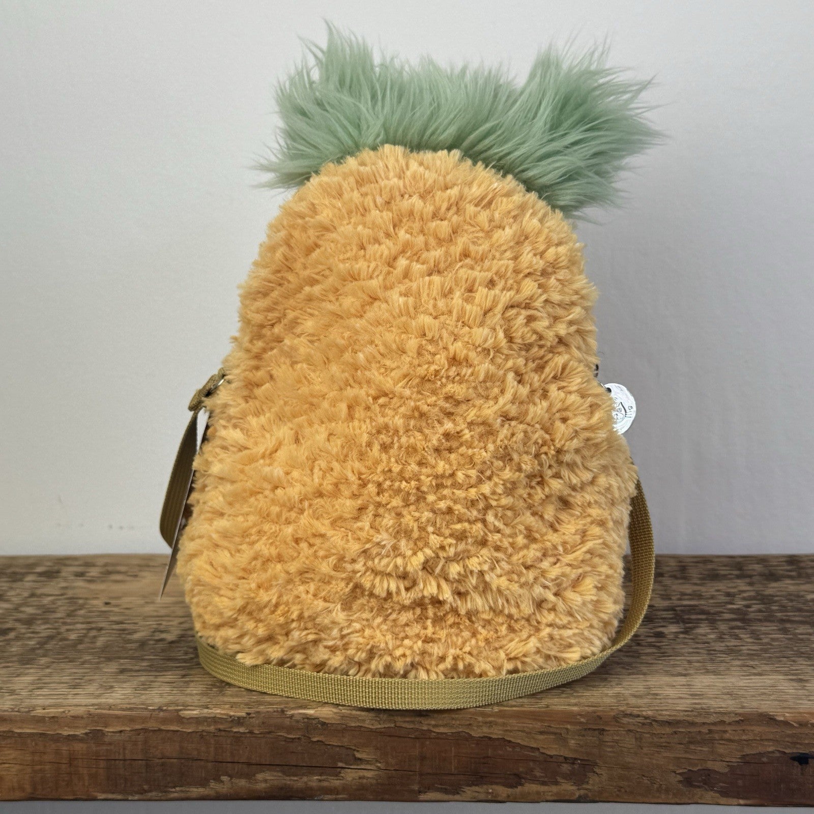 Jellycat Amuseable Pineapple Bag - Yellow Fruit Bag Collectible Zipped Bag