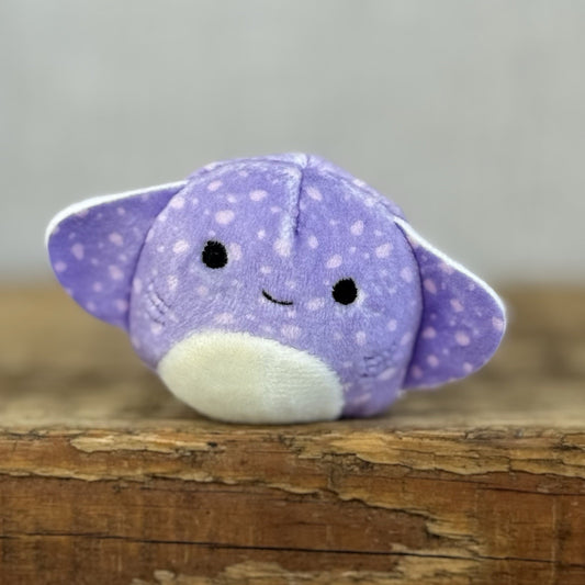 Squishmallow Squishville -Aziza Stingray Purple Spotty Min i(Multi Buy Discount)